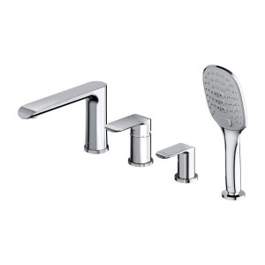 OMNIRES SACRAMENTO Bateria wannowa 4-otworowa, chrom SC2332CR
