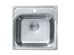 ALVEUS BASIC 140 Zlewozmywak stalowy 46,5x46,5 cm, satyna 1100905