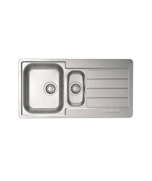 ALVEUS LINE START 10 Zlewozmywak stalowy 1.5-komorowy 98x50cm, len 1082451
