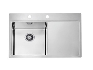 ALVEUS PURE 40 Zlewozmywak stalowy 79x52,5cm, LEWY satyna 1103610