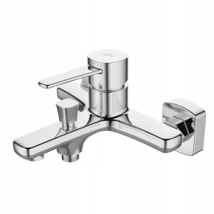INVENA GLAMOUR bateria wannowa ścienna chrom BW-02-001