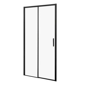 KERRA SILVES DR drzwi prysznicowe 100x190cm szkło transp/profil czarny