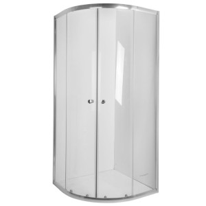 INVENA VITORIA kabina półokrągła 90x90x180cm szkło mrożone AK-49-196