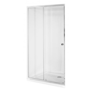 BESCO DUO SLIDE Drzwi prysznicowe 100x195cm, szkło przejrzyste