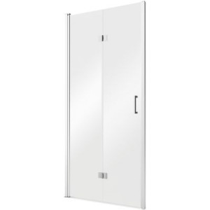 BESCO EXO-H Drzwi prysznicowe harmonijkowe 100x190cm, przejrzyste szkło