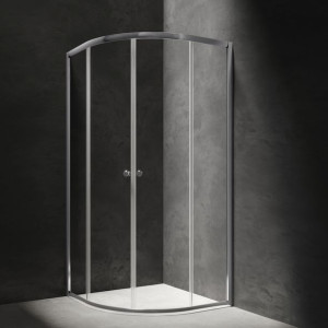 OMNIRES BRONX kabina prysznicowa 90x90x185cm szkło transparentne S203090CRT