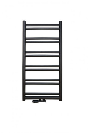 REGNIS ŁEZKA RETRO D5 grzejnik łazienkowy 54x165cm czarny mat ŁR160/50 D5