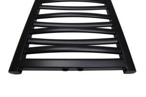 REGNIS ŁEZKA 3D D5 grzejnik łazienkowy 44x120cm czarny mat Ł3D 120/40 D5