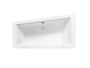 BESCO INTIMA SLIM Wanna asymetryczna 150x85cm LEWA +SYFON