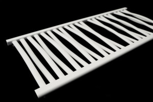 REGNIS ŁEZKA 3D grzejnik łazienkowy 54x143cm biały mat Ł3D 140/50 BIMA