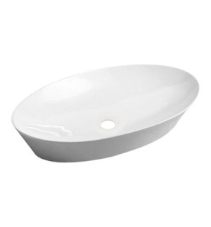 OMNIRES LAREDO umywalka nablatowa 61x37cm ceramiczna biała LAREDO605BP