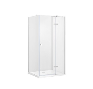 BESCO PIXA kabina natryskowa kwadratowa 90x90cm prawa szkło transp/chrom PP