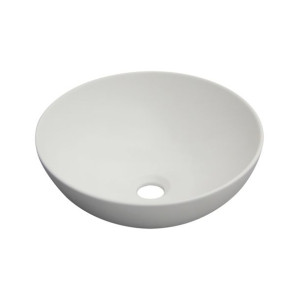 INVENA DOKOS Umywalka nablatowa, biała mat CE-19-001