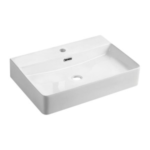 OMNIRES GARLAND umywalka nablatowa 60x43cm ceramiczna biała GARLAND600BP