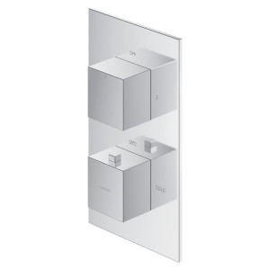 OMNIRES FRESH FR7136ROCR  bateria termostatyczna prysznicowo-wannowa p/tynk