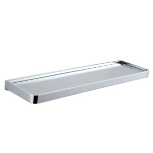 OMNIRES LUGANO LU30930CR półka szklana 50cm chrom