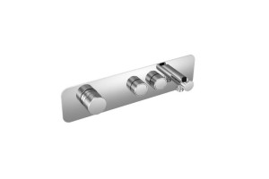 EXCELLENT KROTOS Bateria prysznicowo-wannowa p/tynk., 2 funkcje, chrom AREX