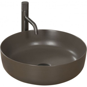 REA ELMA GREY MAT umywalka nablatowa 45x45cm ceramiczna szara matowa