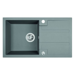 LAVEO BARBADOS zlewozmywak granit 1komora+ociekacz szary SBB 511T