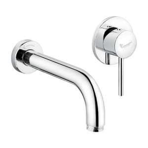 EMMEVI RUBINETTERIE PIPER bateria umywalkowa p/tynk chrom 45055