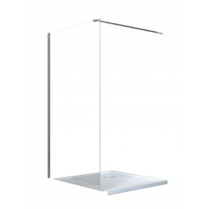 BESCO AVEO130 ścianka prysznicowa typu WALK-IN  130x195cm szkło przejrzyste