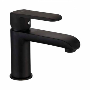 INVENA SIROS bateria umywalkowa sztorcowa czarna BU-90-004