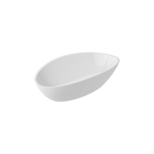 OMNIRES BARCELONA UN MARBLE+ umywalka nablatowa lany marmur 59X36cm biała