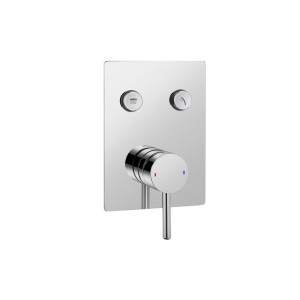 Omnires Y1235GC Bateria wannowa GoClick, podtynkowa chrom
