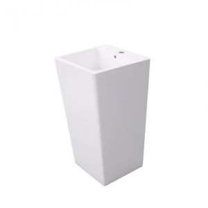MASSI TRIUMF umywalka wolnostojaca 40X40x84cm biała MSUS-002