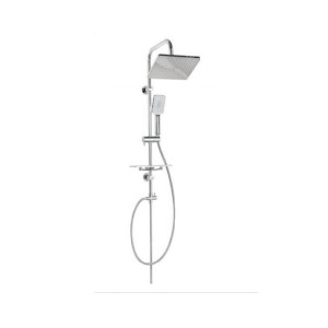 INVENA NYKS zestaw natryskowy z deszczownicą b/baterii chrom AU-32-001