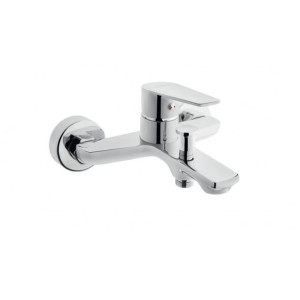 INVENA DOKOS bateria wannowa ścienna chrom BW-19-001