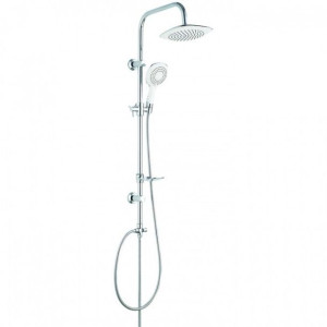 INVENA ELEA zestaw natryskowy z deszczownicą 20x20cm chrom/biały AU-82-001
