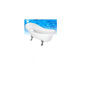 OMNIRES ATENA WW 157cm MARBLE+ wanna wolnostojąca z lanego marmuru biała po