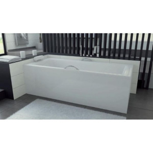 BESCO TALIA PREMIUM wanna prostokątna 170x75 WAT-170-PKP +SYFON
