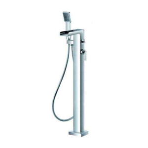 Omnires CASCADE Bateria wannowa stojąca 1-otw.chrom CA4033CR