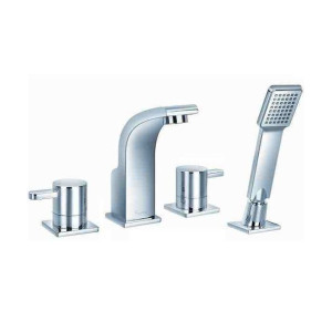 OMNIRES Bateria DARLING wannowa stojąca 4-otw. chrom DA5032CR