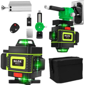 Pro Poziomica Laserowa 360° Laser Samopoziomujący