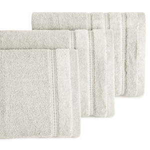 Ręcznik frotte z bordiurą GLORY 50X90 beżowy
