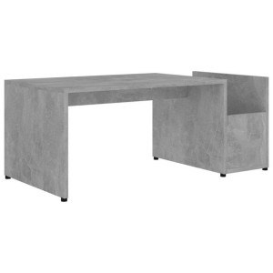 Stolik kawowy, betonowy szary, 90x45x35 cm, płyta wiórowa