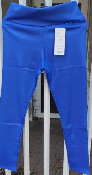 LEGGINSY wyszczuplające z wysokim stanem rM BLUE