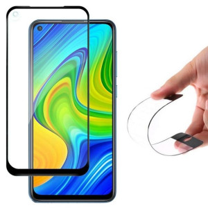 Folia szklana z ramką Full Cover Flexi Nano do Xiaomi Redmi 10X 4G / Xiaomi