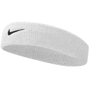 Opaska na głowę Nike Swoosh biała NNN07101