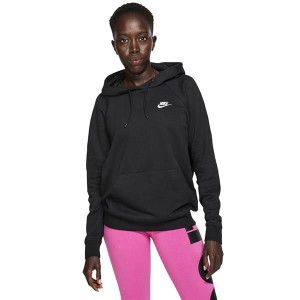 Bluza damska Nike Essentials Hoodie Po Flc czarna BV4124-010