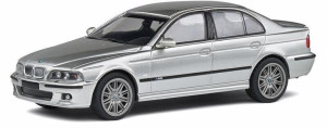 Solido BMW M5 V8, E39, 2003, srebrny