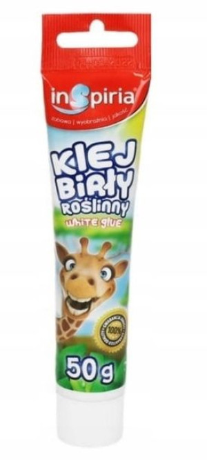 Klej Biały Roślinny Eko W Tubce 50G Szkolny Biuro