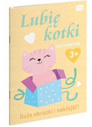 Lubię Kotki Kolorowanka interdruk Z naklejkami