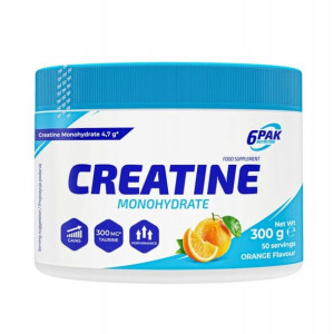 6pak Creatine Monohydrate 300g kreatyna
