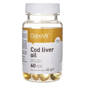 OstroVit Cod liver oil - 60 kapsułek