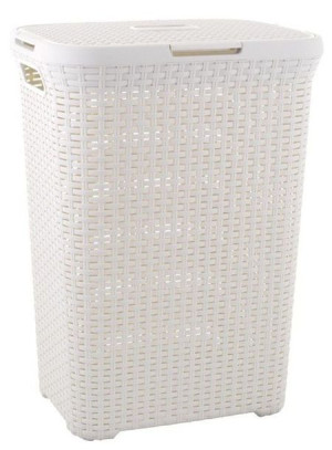 Kosz na bieliznę STYLE RATTAN 60 l krem ​​CURVER