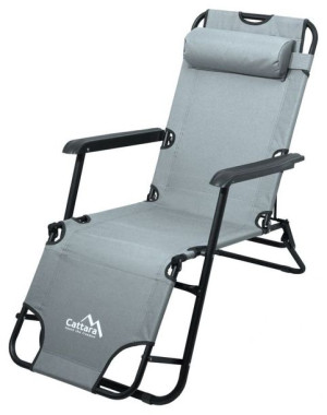 CATTARA Leżak COMFORT szary, 155 x 61 cm